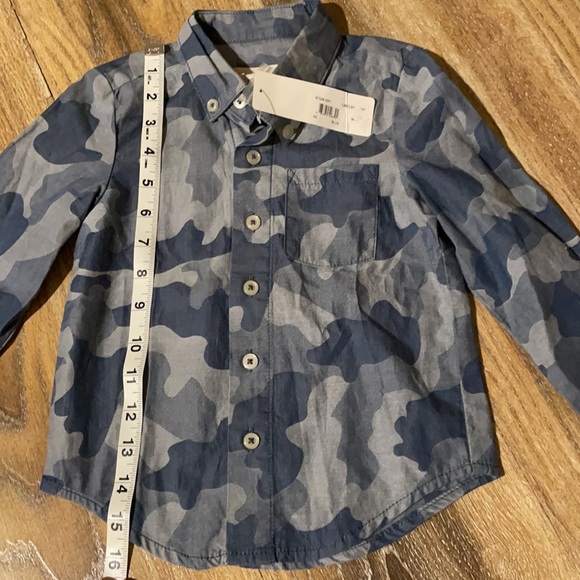 Peek Camo Button Front Shirt NWT - Picture 7 of 8